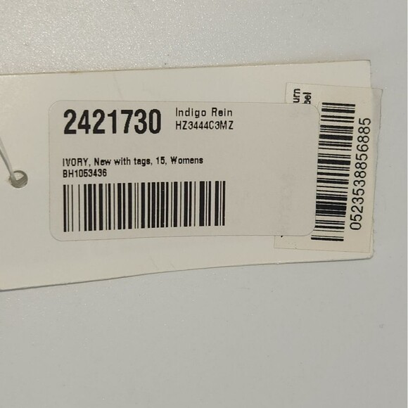 Indigo Rein Lace Shorts Womens Junior Size 15 Ivory Floral Coquette Feminine - Picture 8 of 8